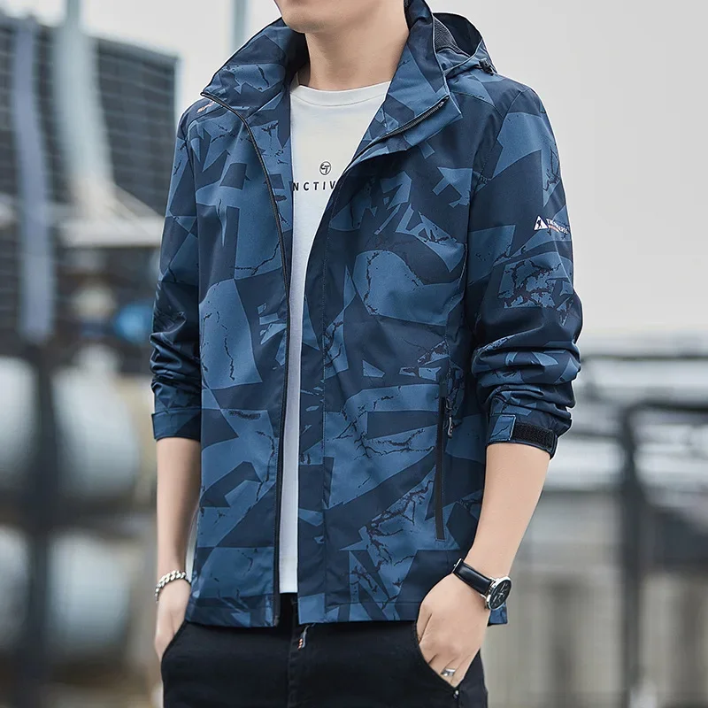 Windproof Jacket Softshell - 2026 Autumn Hiking Jackets Outdoor Male