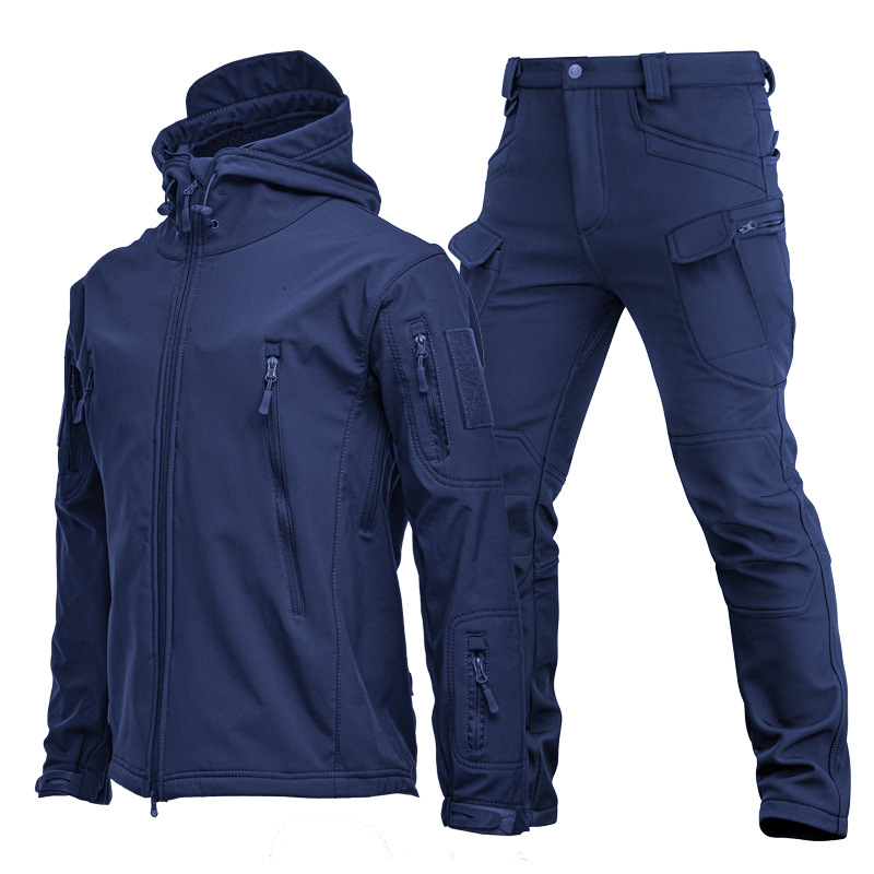 Windproof Jacket Softshell - Mens Outdoor Shark Skin Softshell Jacket
