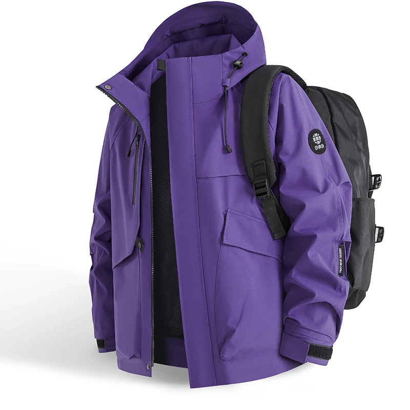 Windproof Jacket Softshell - Waterproof Jacket Men Outdoor Hiking Camping