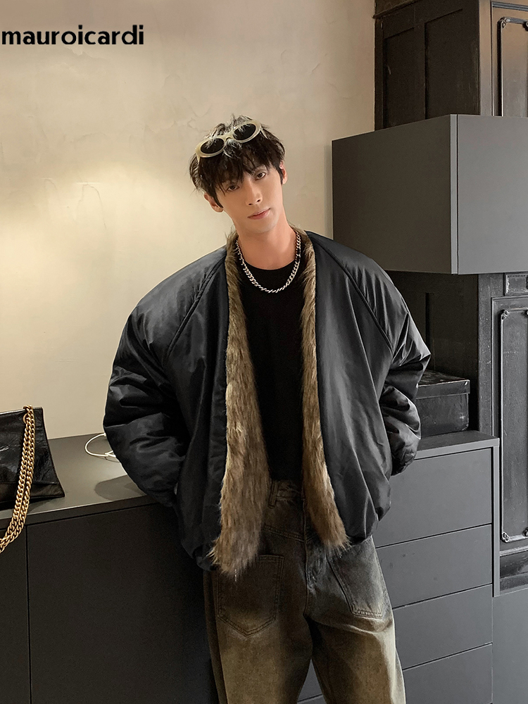Winter Clothing Uae - Mauroicardi Winter Cool Oversized Thick Warm