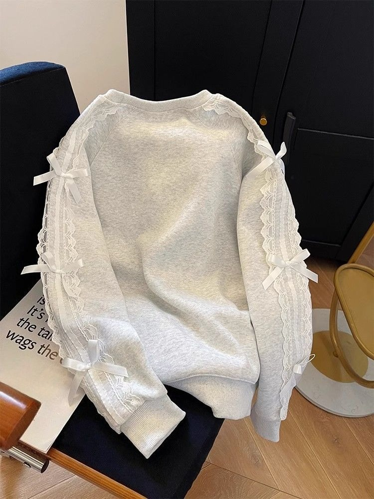 Winter Clothing Essential - Round Neck Pearl Women's Sweatshirts 2025
