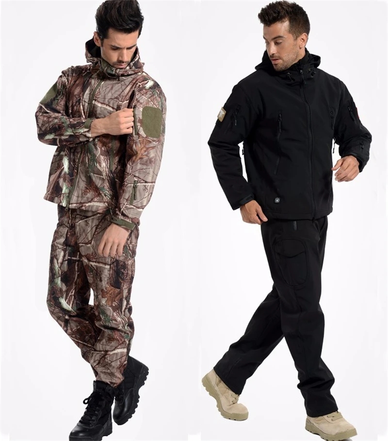 Windproof Jacket Softshell - Shark Skin Soft Shell Tactical Jacket