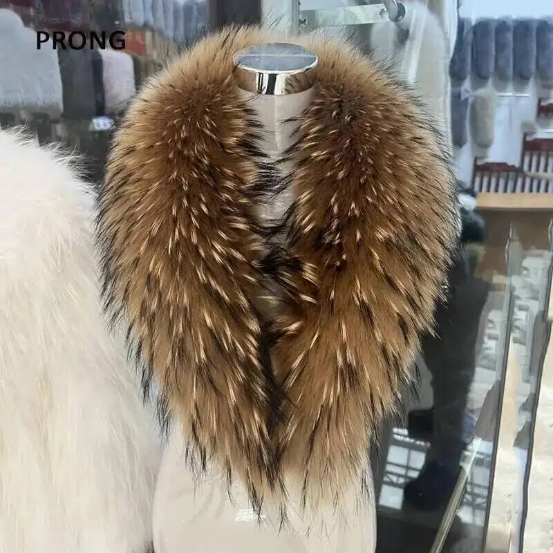 Natural Raccoon Fur Collar Rea - Winter Clothing Uae recension och pris