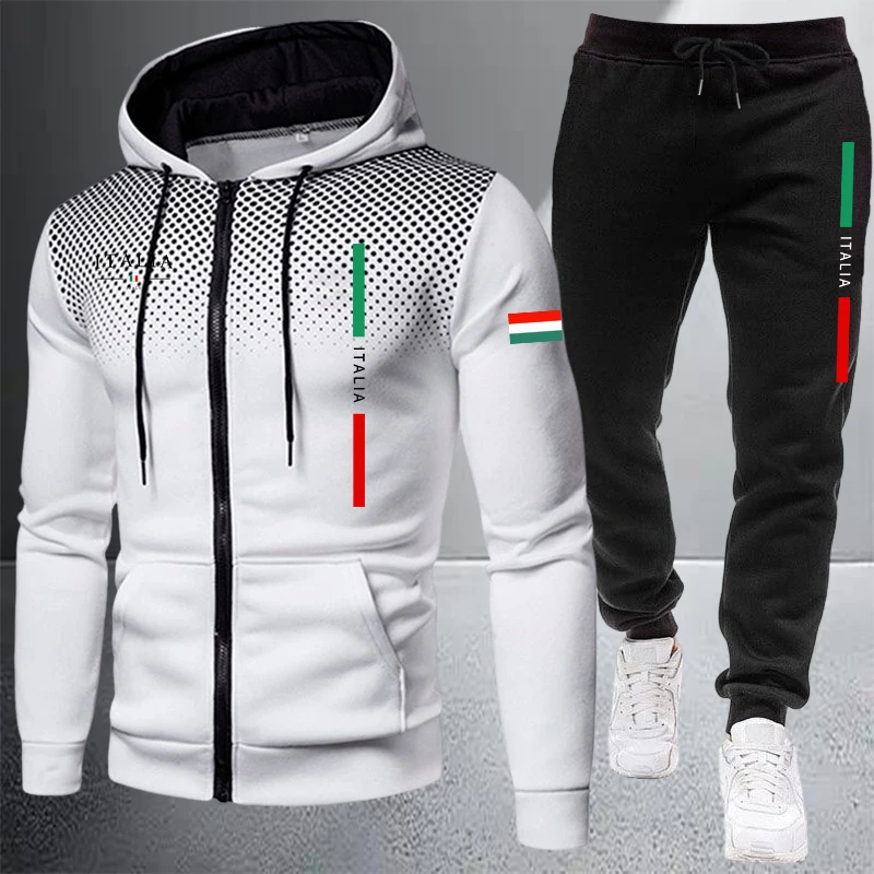 Men's Tracksuit Casual Zip Hoo - Winter Clothing Stores recension och pris