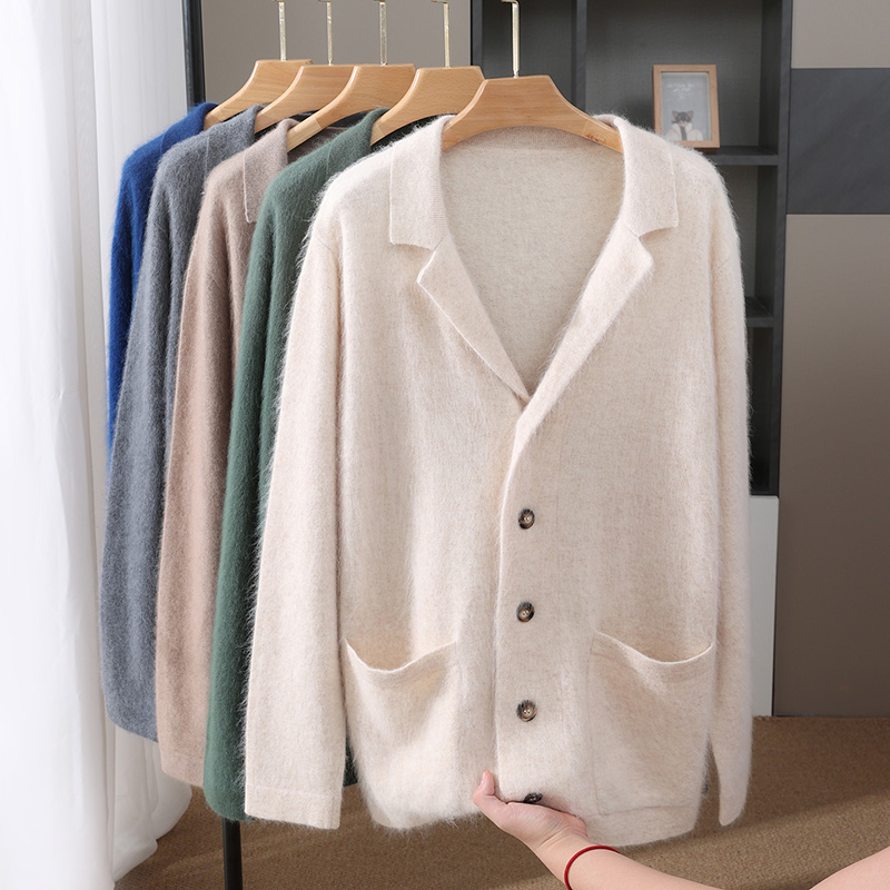 New Mink Wool Cardigan Men's P - Winter Clothing Uae recension och pris