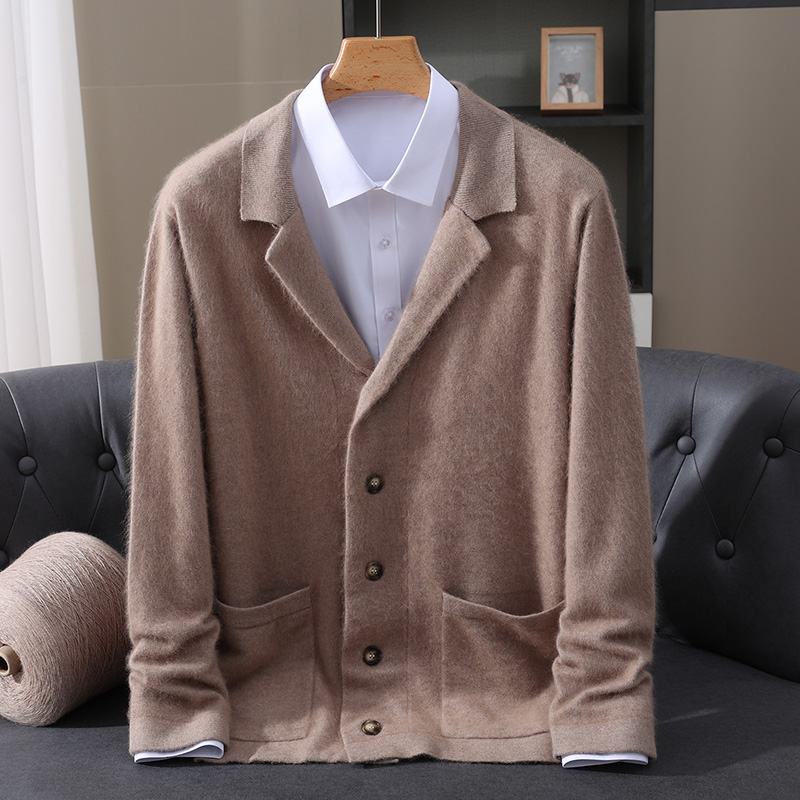 New Mink Wool Cardigan Men's P - Winter Clothing Uae recension och pris