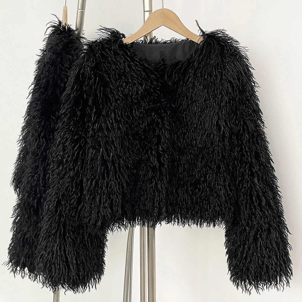 OFTBUY Faux Fur Jacket New Sty - Winter Clothing Manufacturers recension och pris