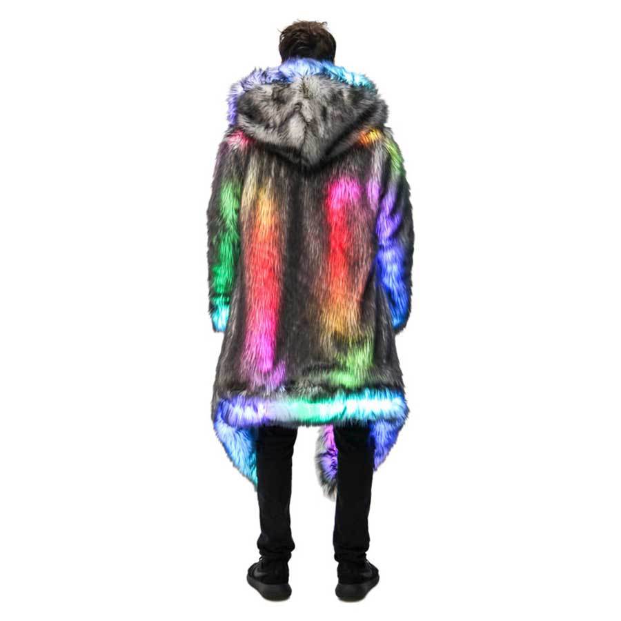 Faux Fur Coat Men Hooded Outer - Winter Clothing Uae recension och pris