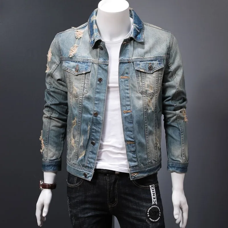 Padded Denim Jackets Man Warm  - Winter Clothing Uae recension och pris