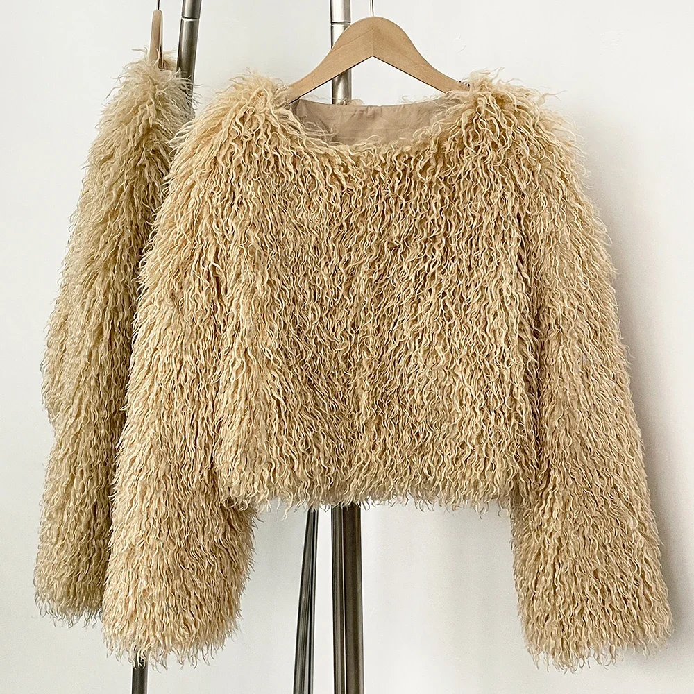 Fur Coat Eco-friendly Winter F - Winter Clothing Manufacturers recension och pris