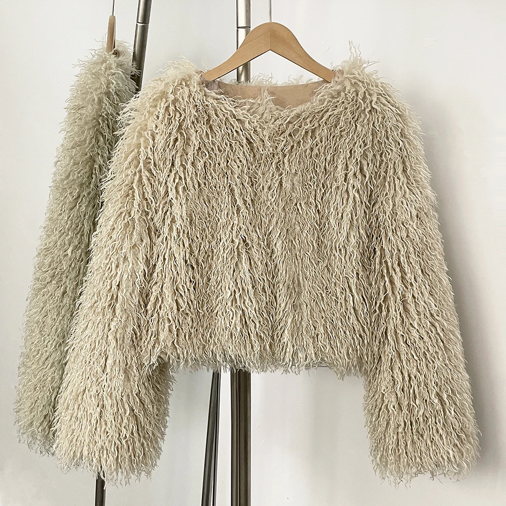 Fur Coat Eco-friendly Winter F - Winter Clothing Manufacturers recension och pris