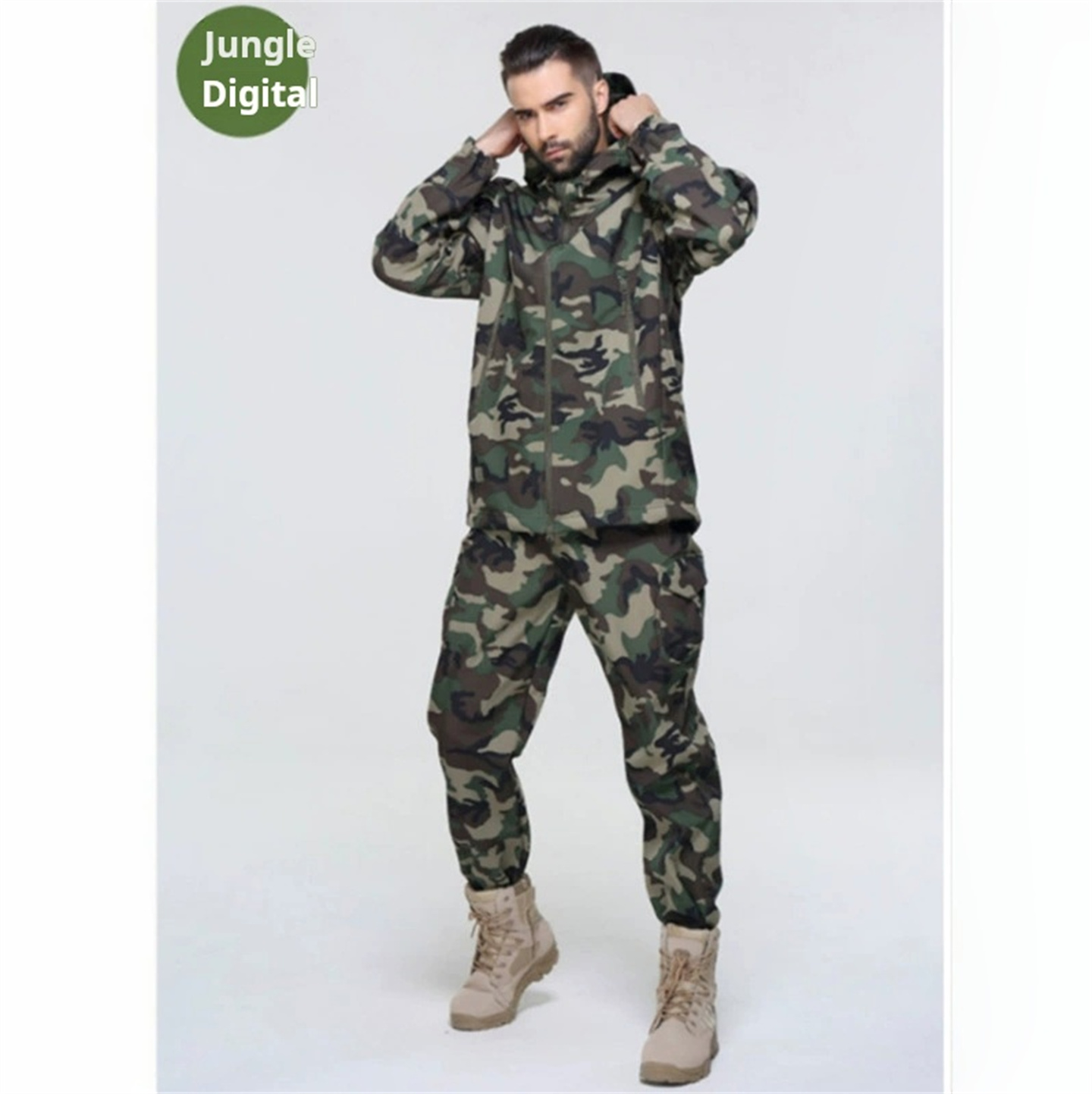 Men Women's Camouflage Hunting - Windproof Jacket Softshell recension och pris