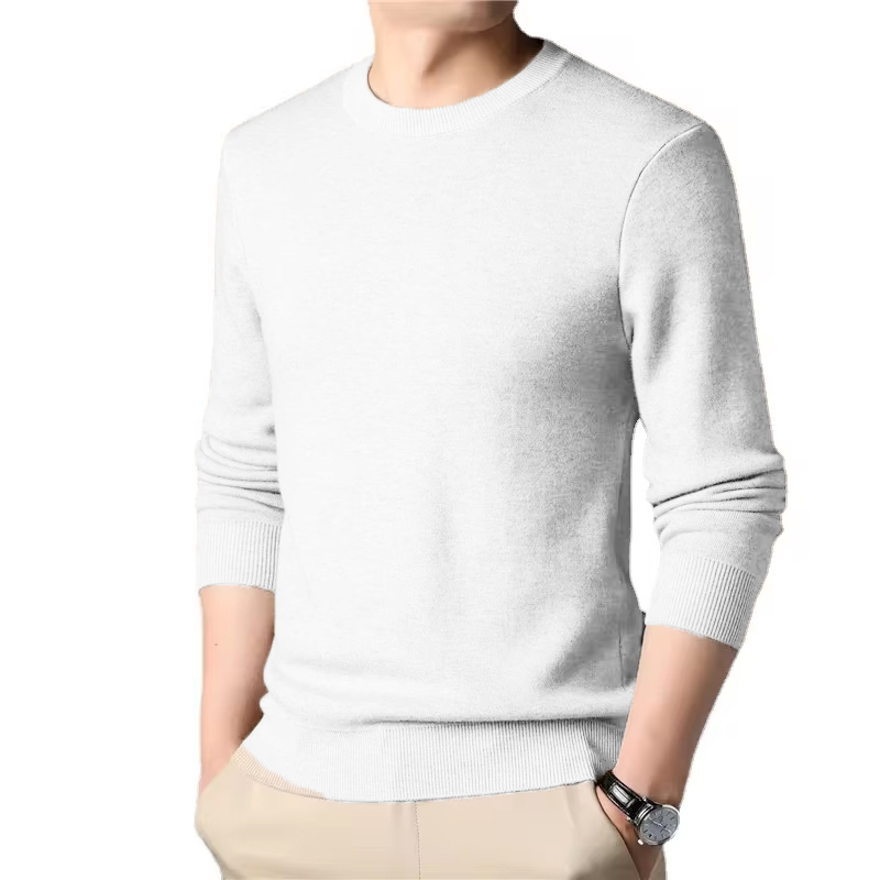 Men's Solid Color Knitted Pull - Winter Clothing Uae recension och pris