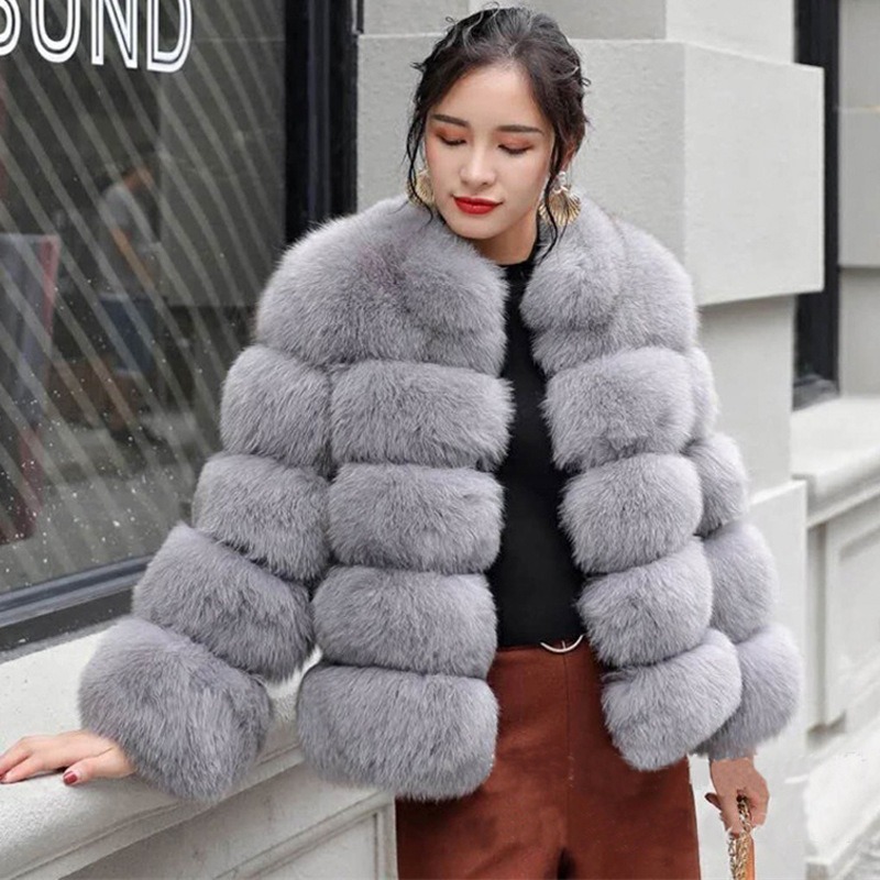 Fur women's clothing European  - Winter Clothing Manufacturers recension och pris