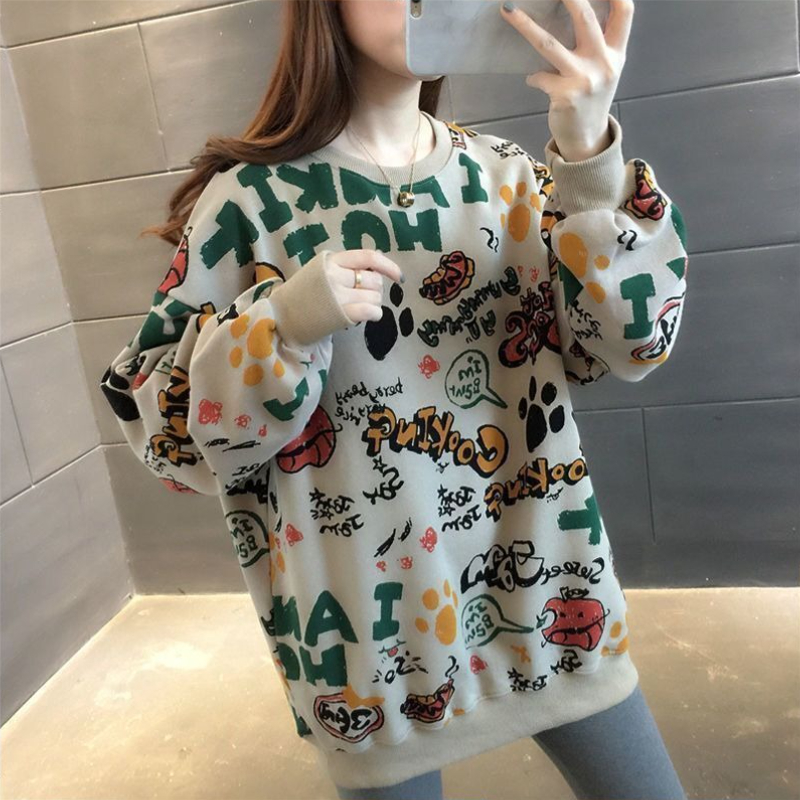 Casual Printed Loose Women's S - Winter Clothing Essential recension och pris