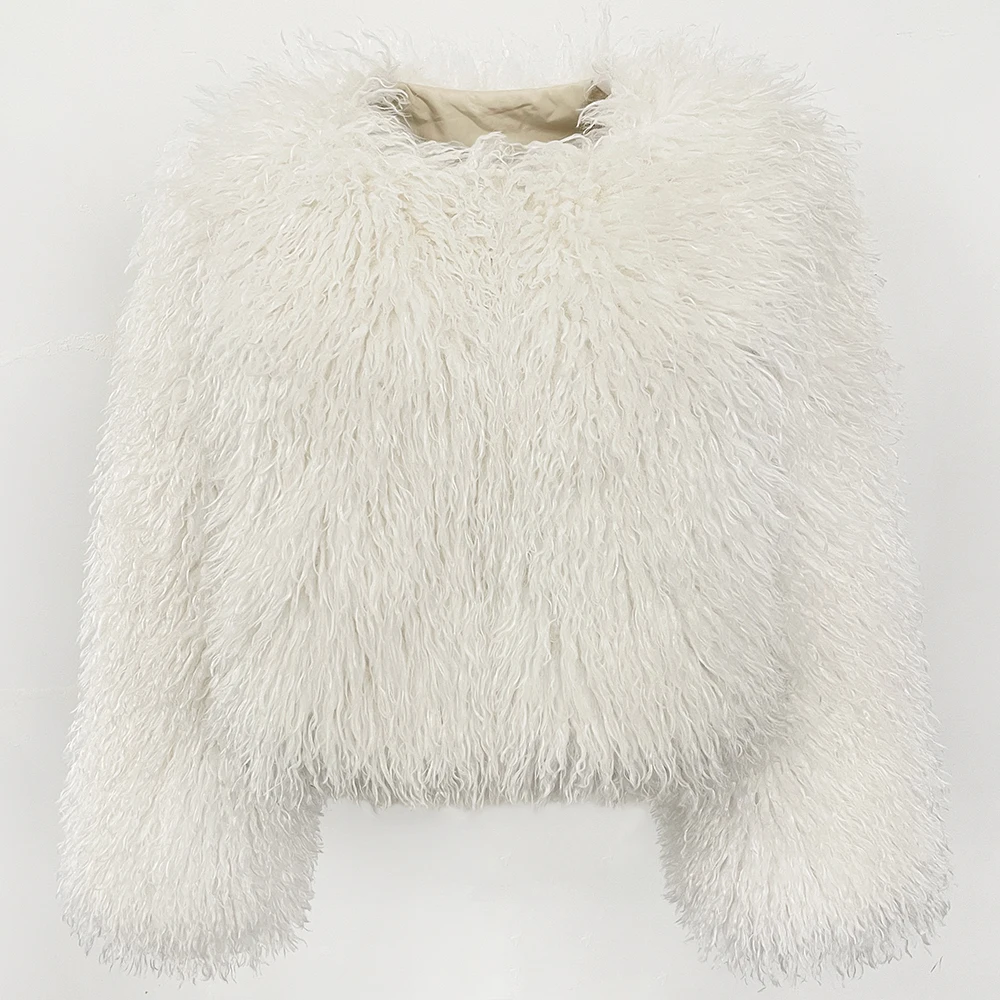 Faux Fur Coat Solid Color Wome - Winter Clothing Manufacturers recension och pris