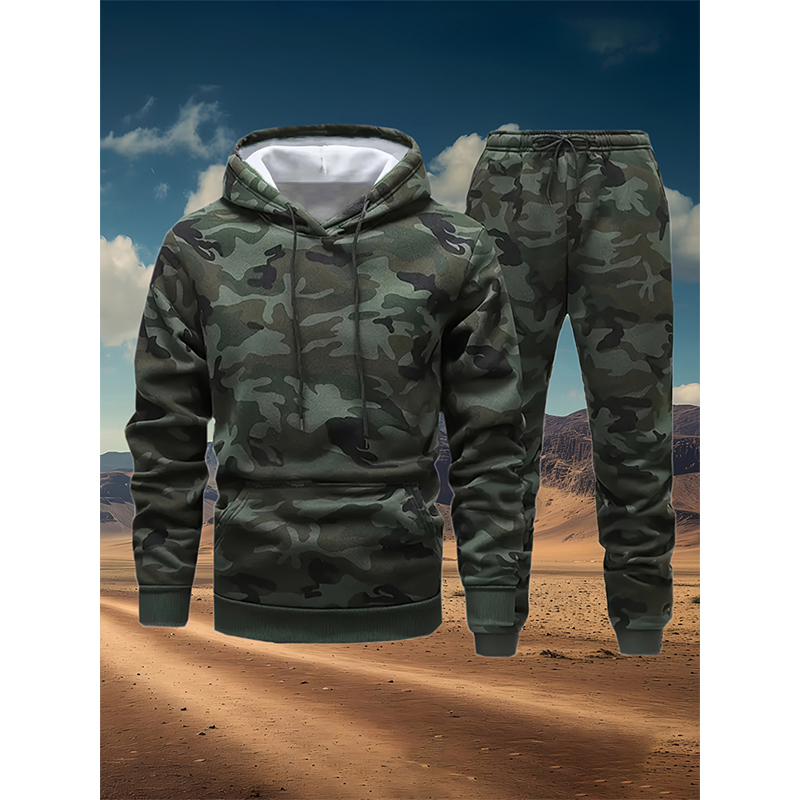 Autumn Camouflage 3D Print Hoo - Winter Clothing Women'S recension och pris