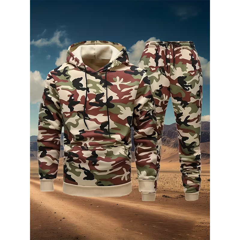 Autumn Camouflage 3D Print Hoo - Winter Clothing Women'S recension och pris