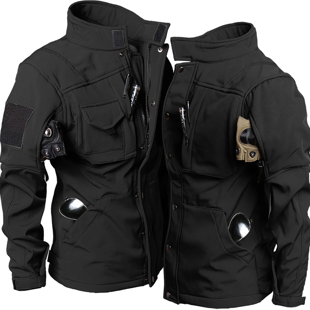 Men's Tactical Sets Winter Sha - Windproof Jacket Softshell recension och pris
