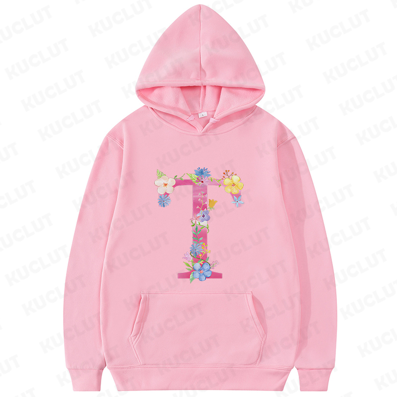 26 Alphabet A-Z Pink Flower Le - Winter Clothing Essential recension och pris
