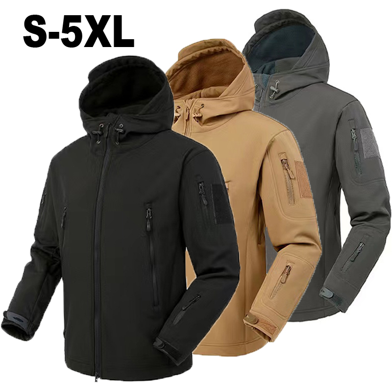 Men's Autumn Winter SoftShell  - Windproof Jacket Softshell recension och pris