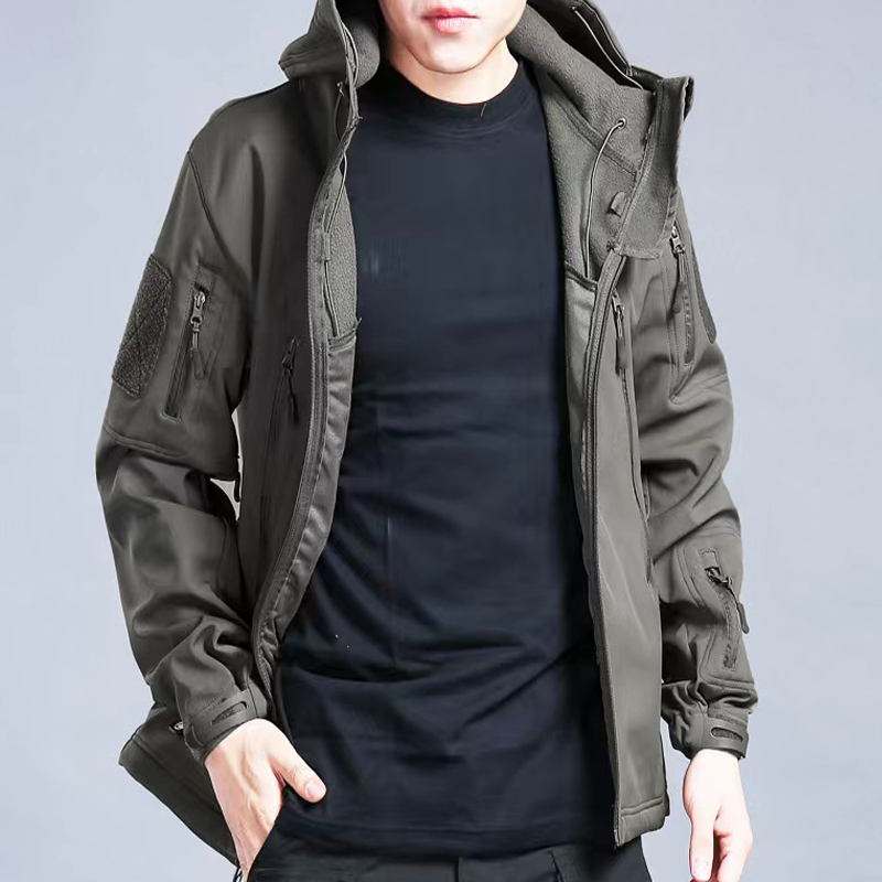 Men's Autumn Winter SoftShell  - Windproof Jacket Softshell recension och pris